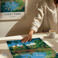 Abbey Park England Poster