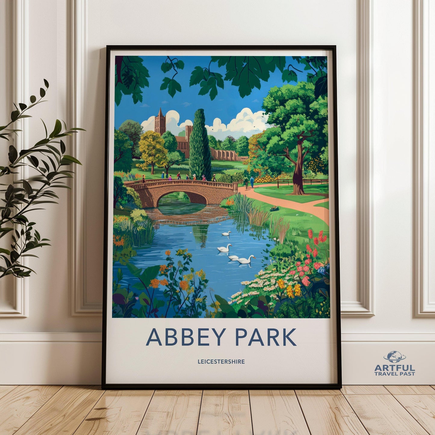 Abbey Park England Poster