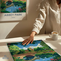 Abbey Park England Poster