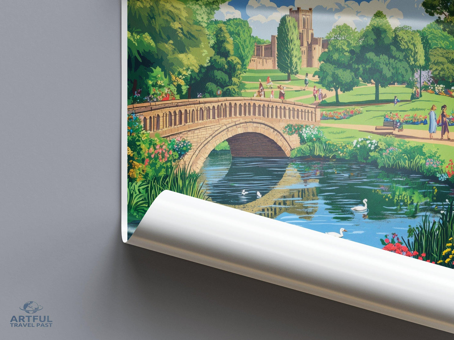Abbey Park England Poster