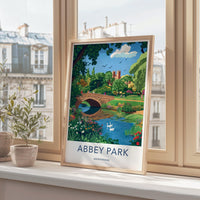 Abbey Park Leicester Poster