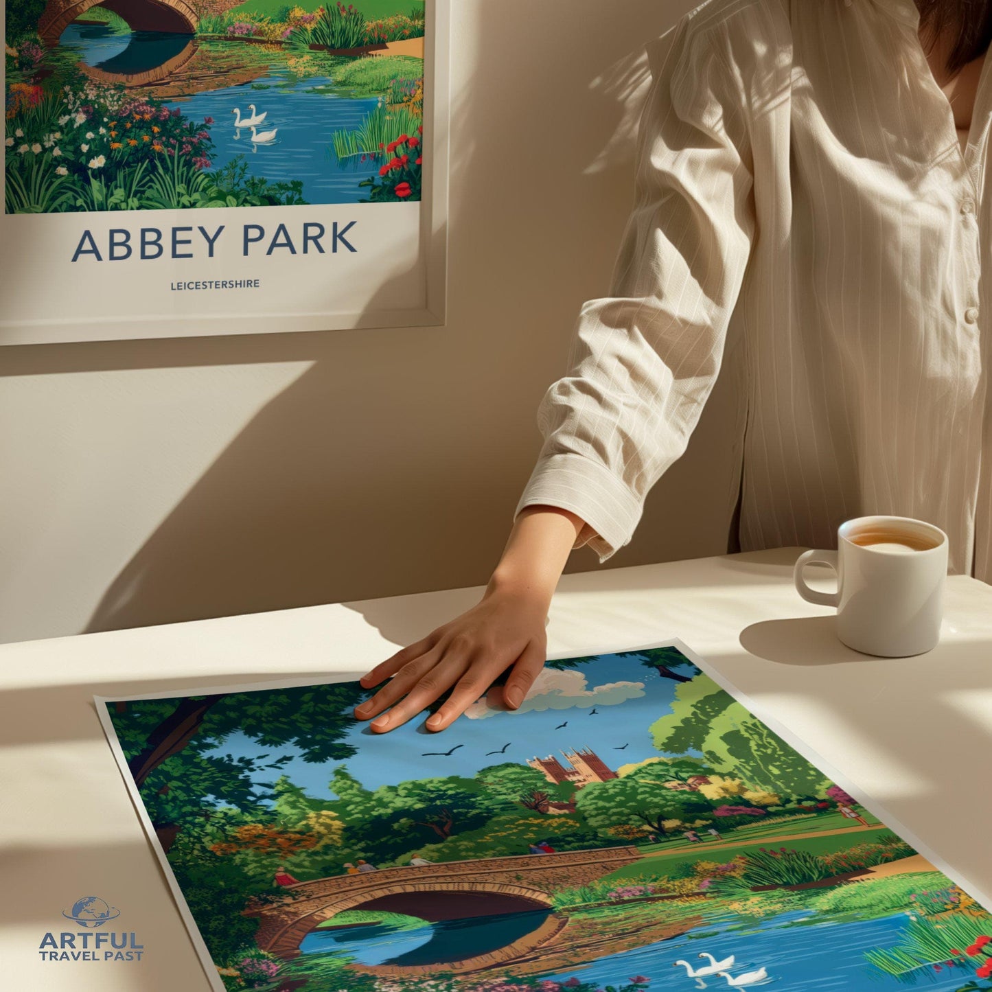 Abbey Park Leicester Poster