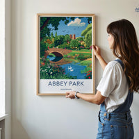 Abbey Park Leicester Poster
