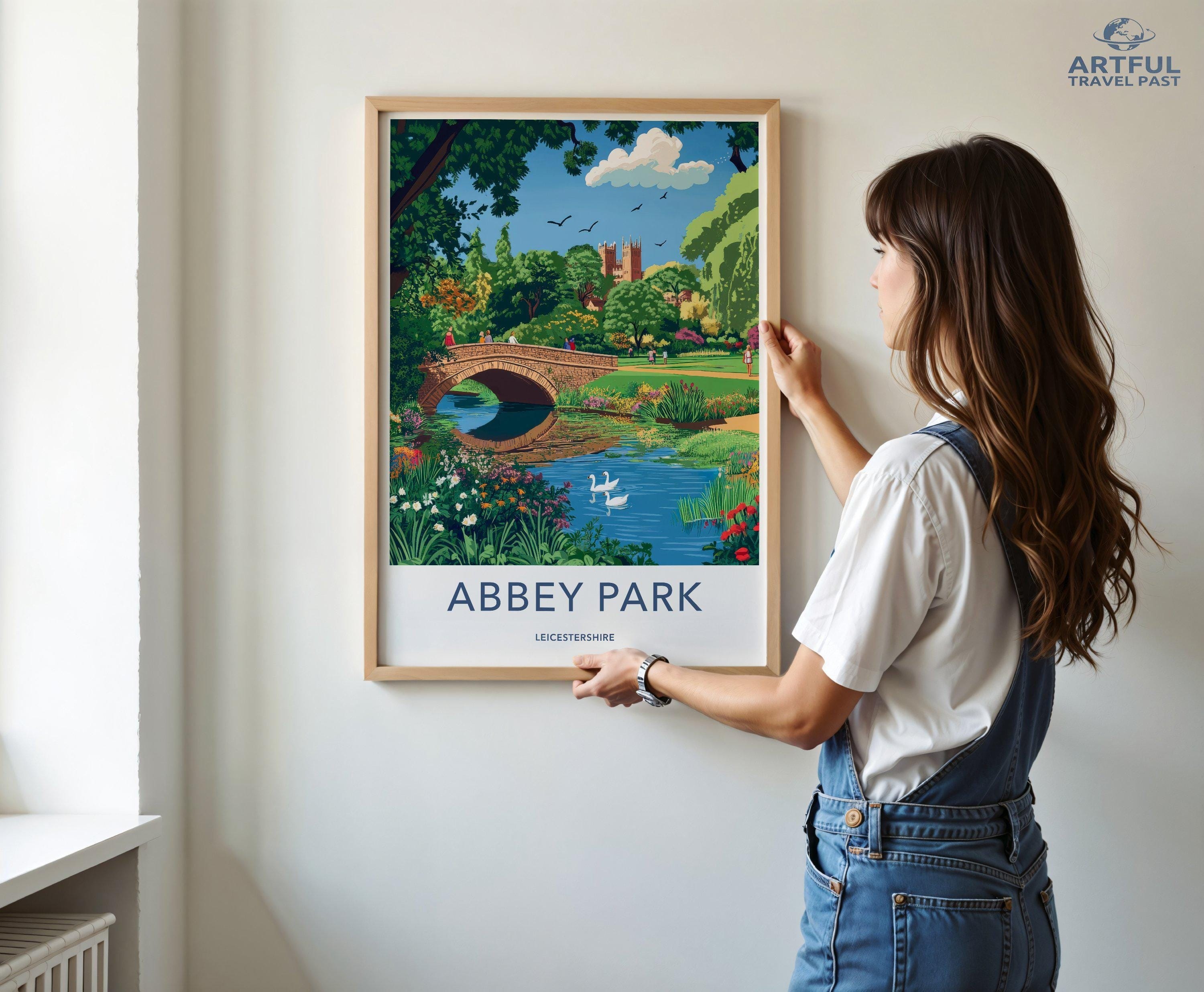 Abbey Park Leicester Poster