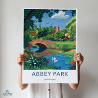 Abbey Park Leicester Poster