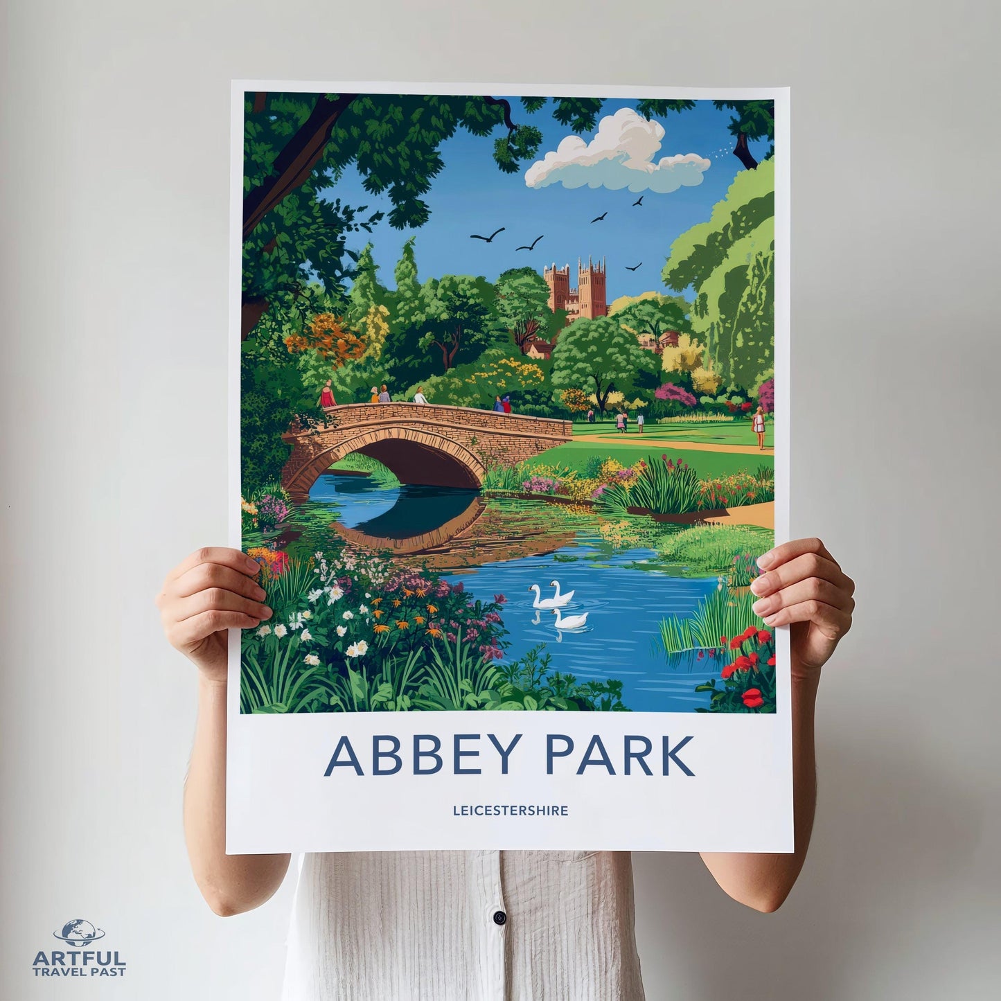 Abbey Park Leicester Poster
