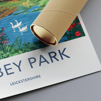 Abbey Park Leicester Poster