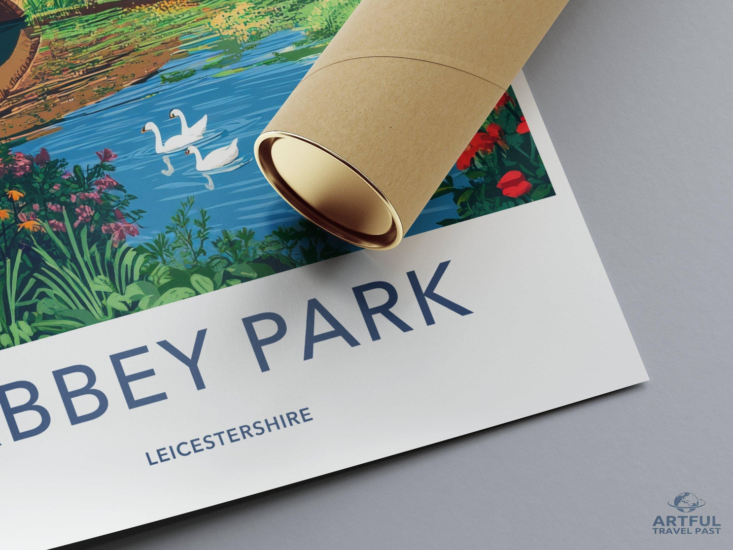 Abbey Park Leicester Poster