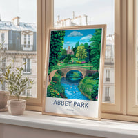 Abbey Park Leicester Poster