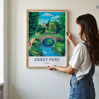 Abbey Park Leicester Poster