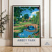 Abbey Park Poster – England Wall Art
