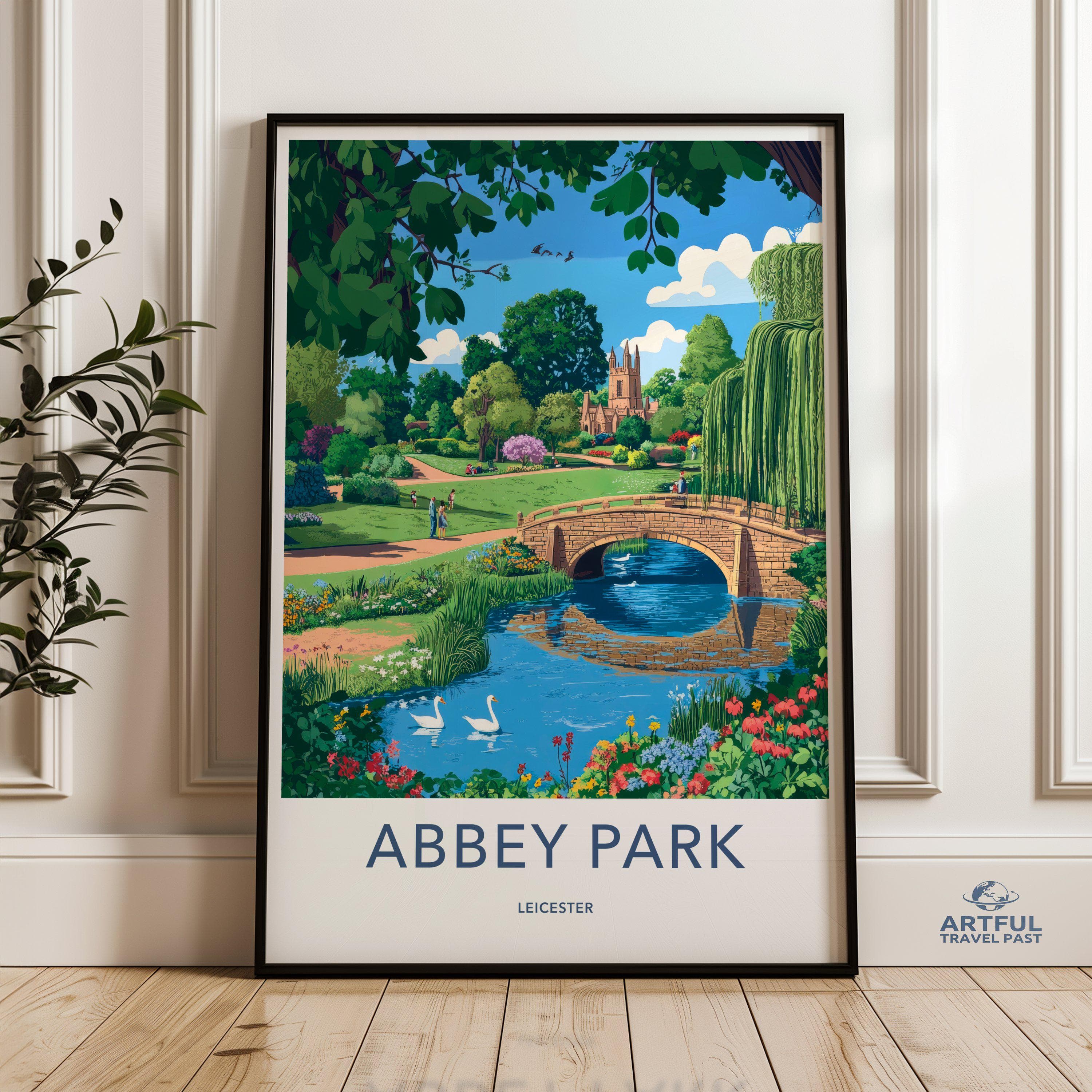 Abbey Park Poster – England Wall Art