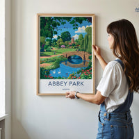 Abbey Park Poster – England Wall Art