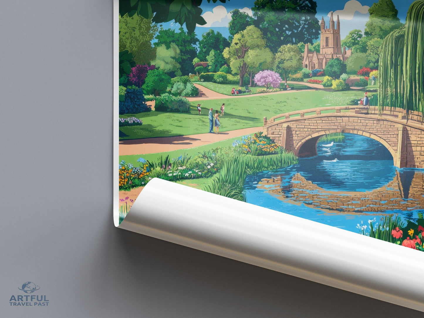 Abbey Park Poster – England Wall Art