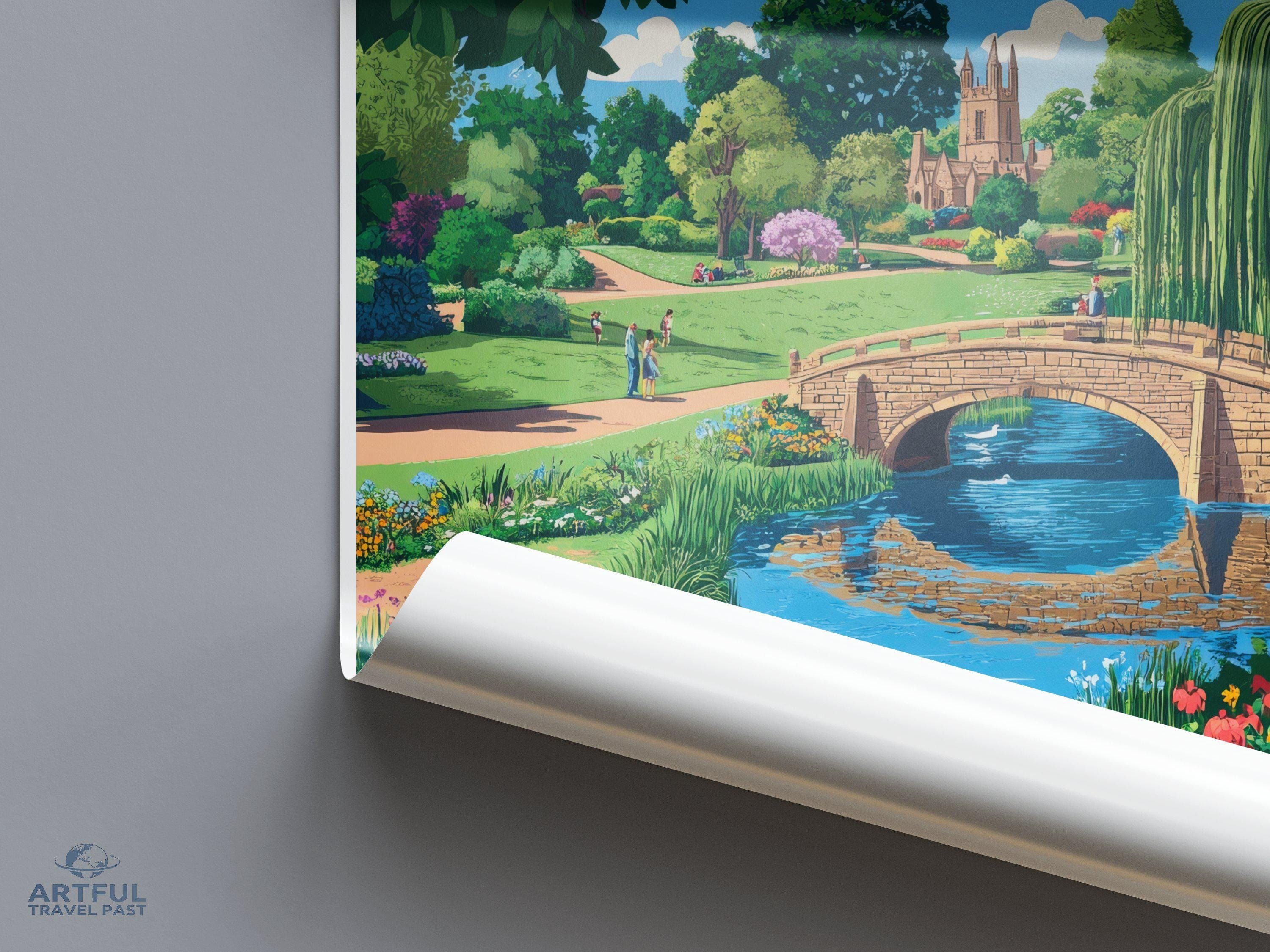 Abbey Park Poster – England Wall Art