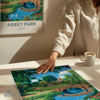 Abbey Park Poster – England Wall Art
