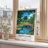 Abbey Park Poster – England Wall Art