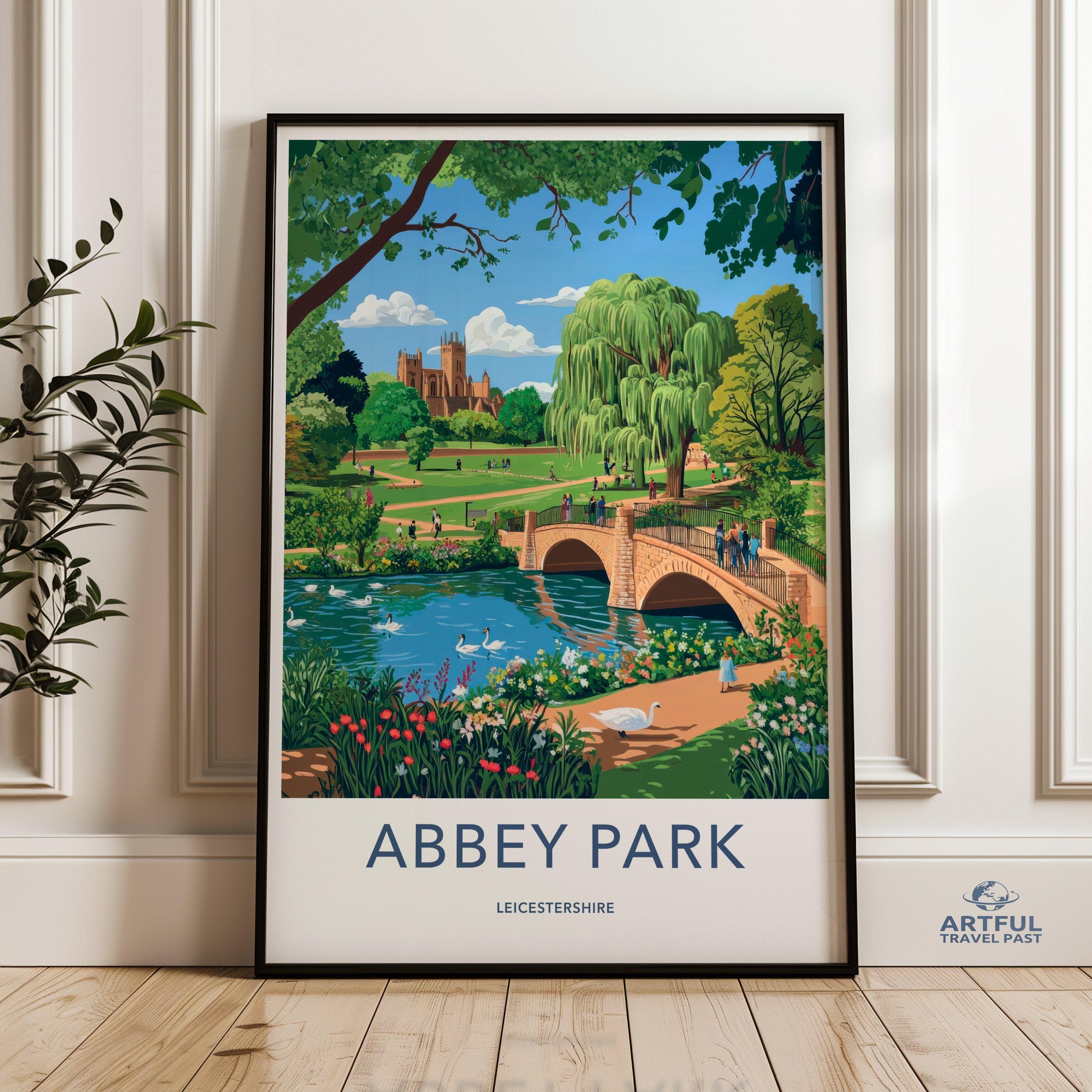 Abbey Park Poster – Leicester Wall Art