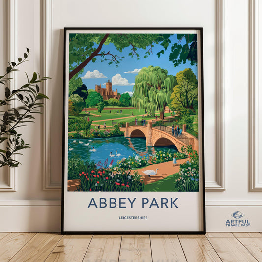 Abbey Park Poster – Leicester Wall Art