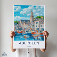 Aberdeen Poster - Scotland Wall Art
