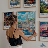 Aberdeen Poster - Scotland Wall Art