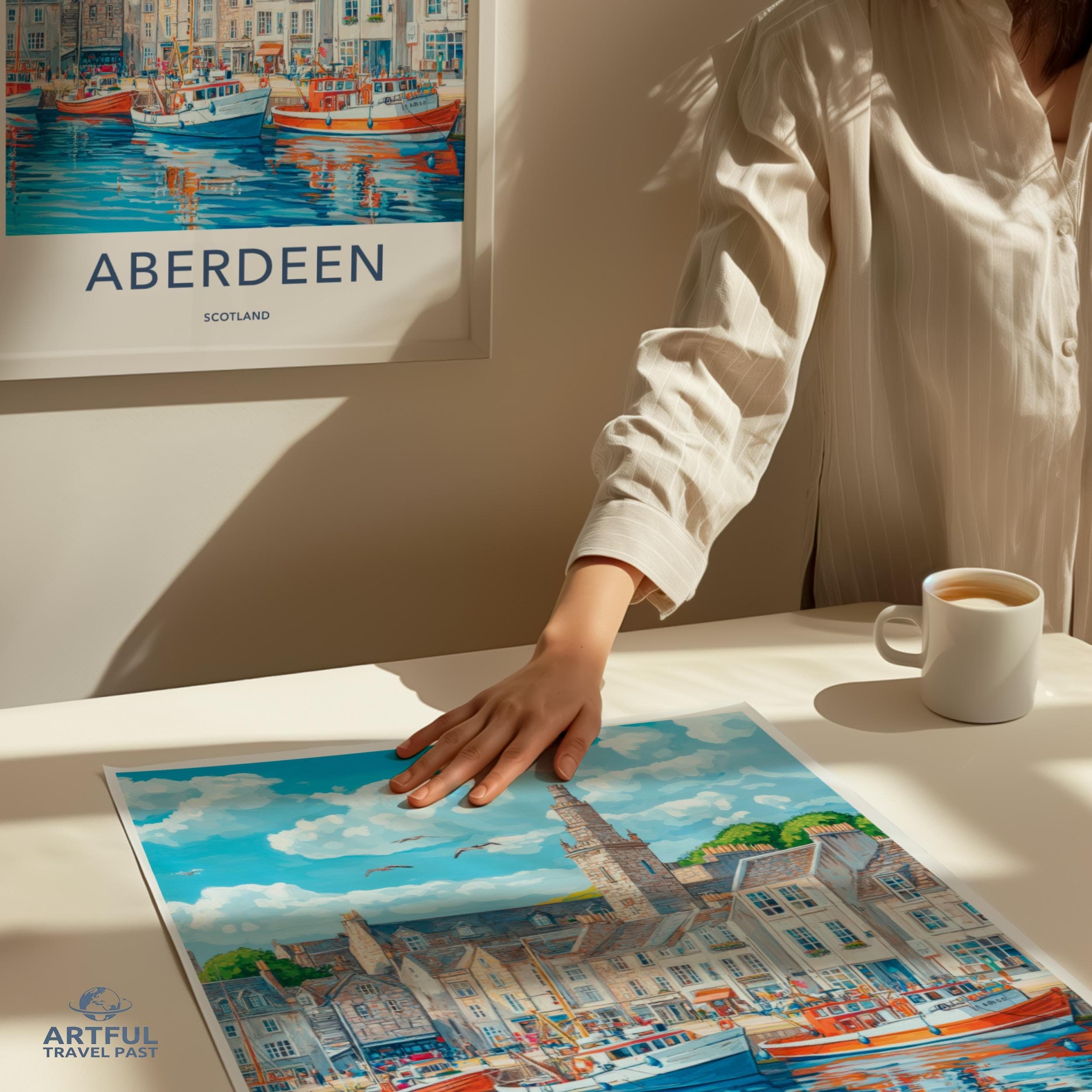 Aberdeen Poster - Scotland Wall Art