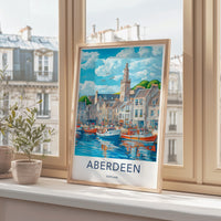 Aberdeen Poster - Scotland Wall Art