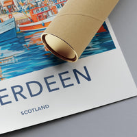 Aberdeen Poster - Scotland Wall Art