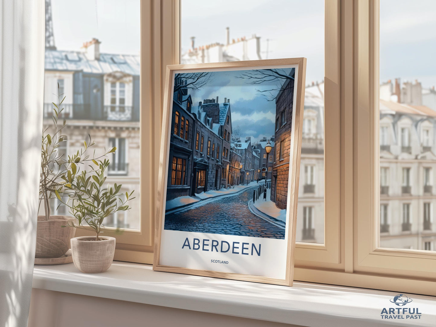 Aberdeen Poster - Scotland Wall Art