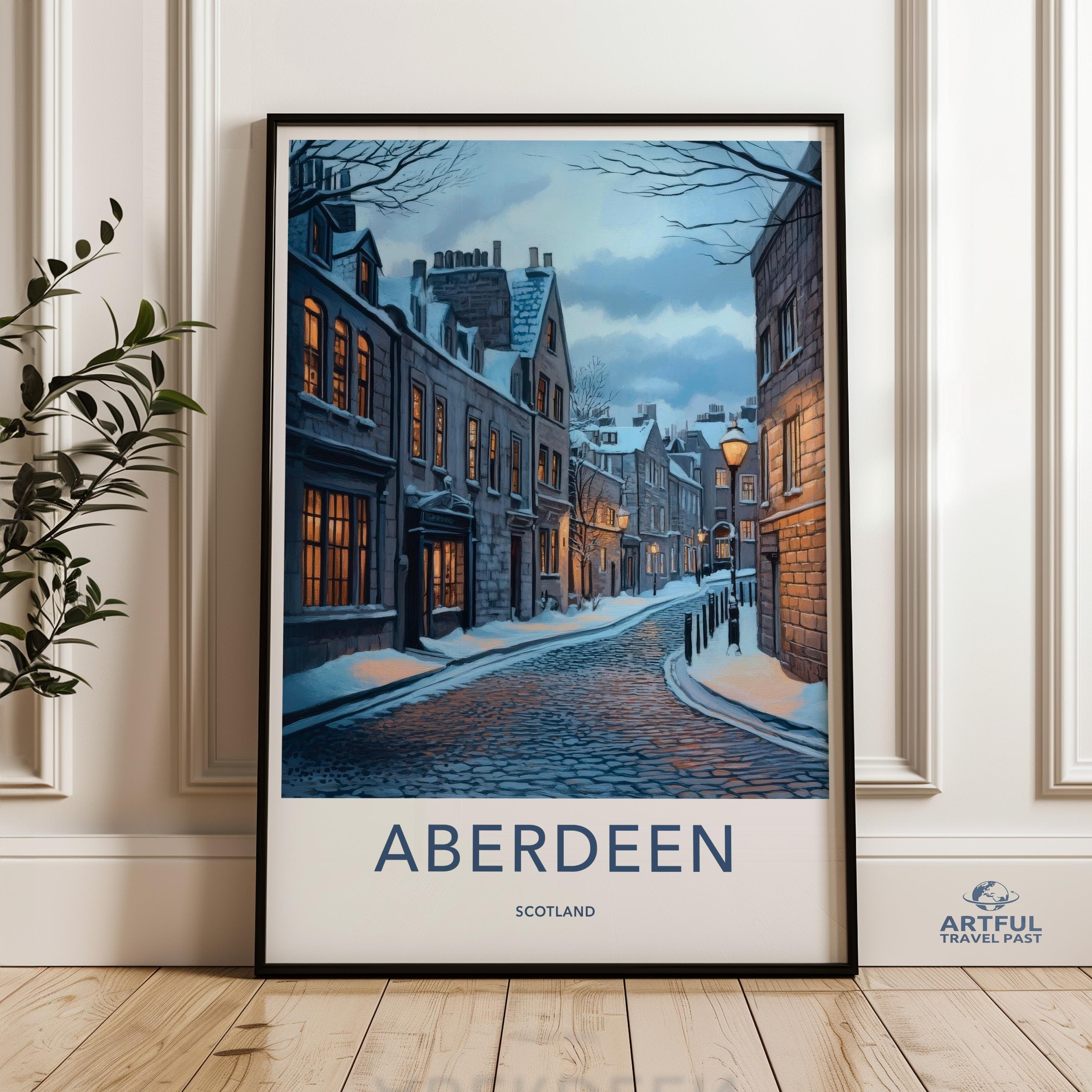 Aberdeen Poster - Scotland Wall Art