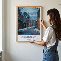 Aberdeen Poster - Scotland Wall Art