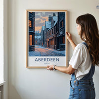Aberdeen Poster - Scotland Wall Art