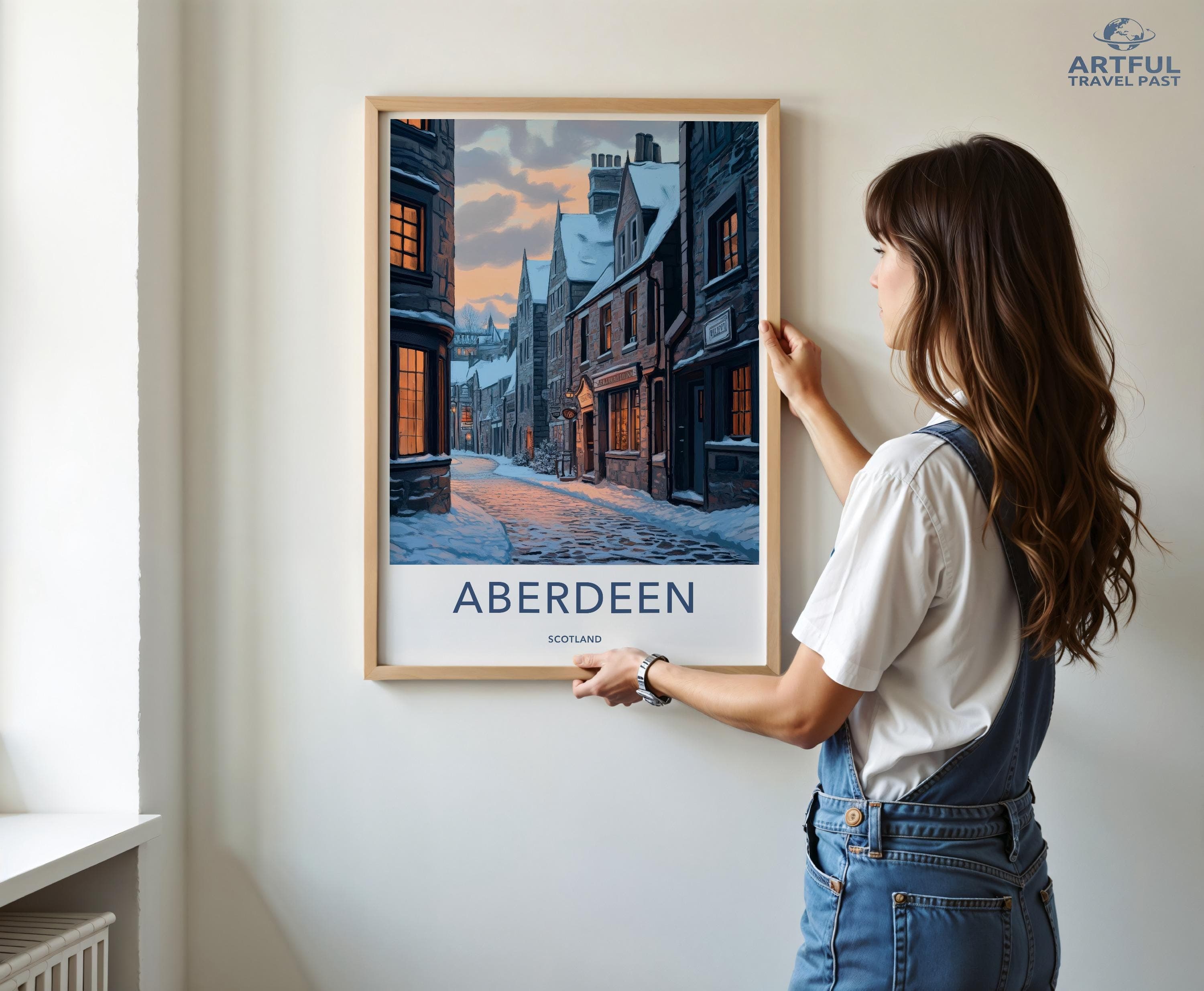 Aberdeen Poster - Scotland Wall Art