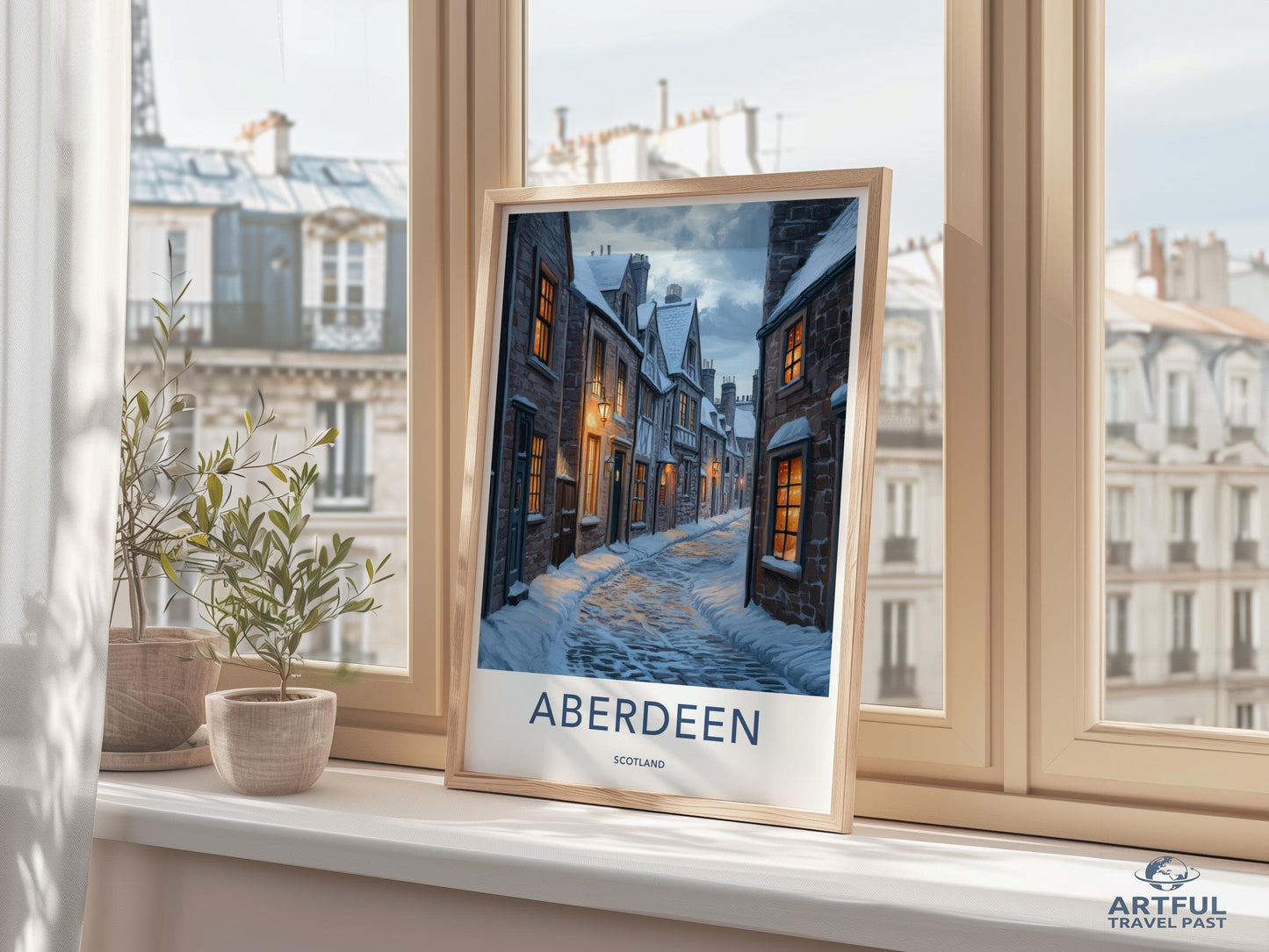 Aberdeen Poster - Scotland Wall Art
