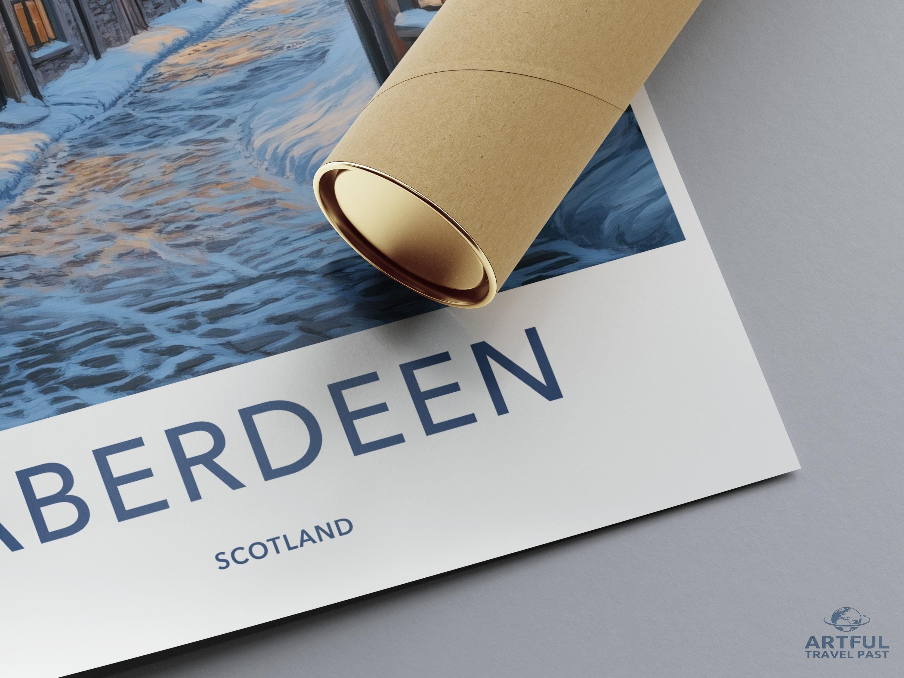 Aberdeen Poster - Scotland Wall Art