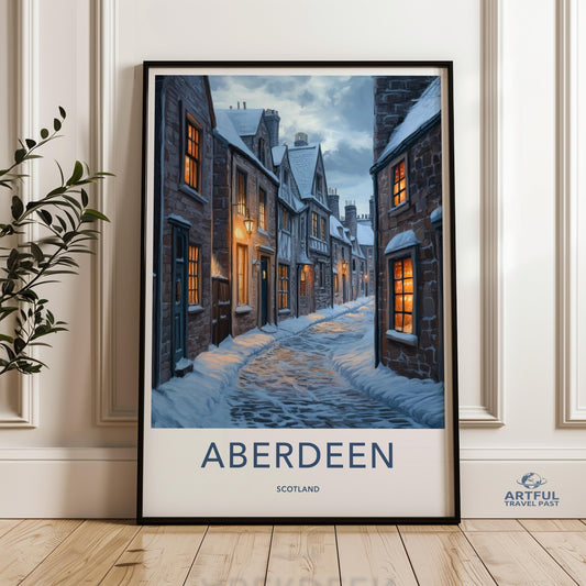 Aberdeen Poster - Scotland Wall Art