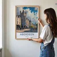 Aberdeen Poster - Scotland Wall Art