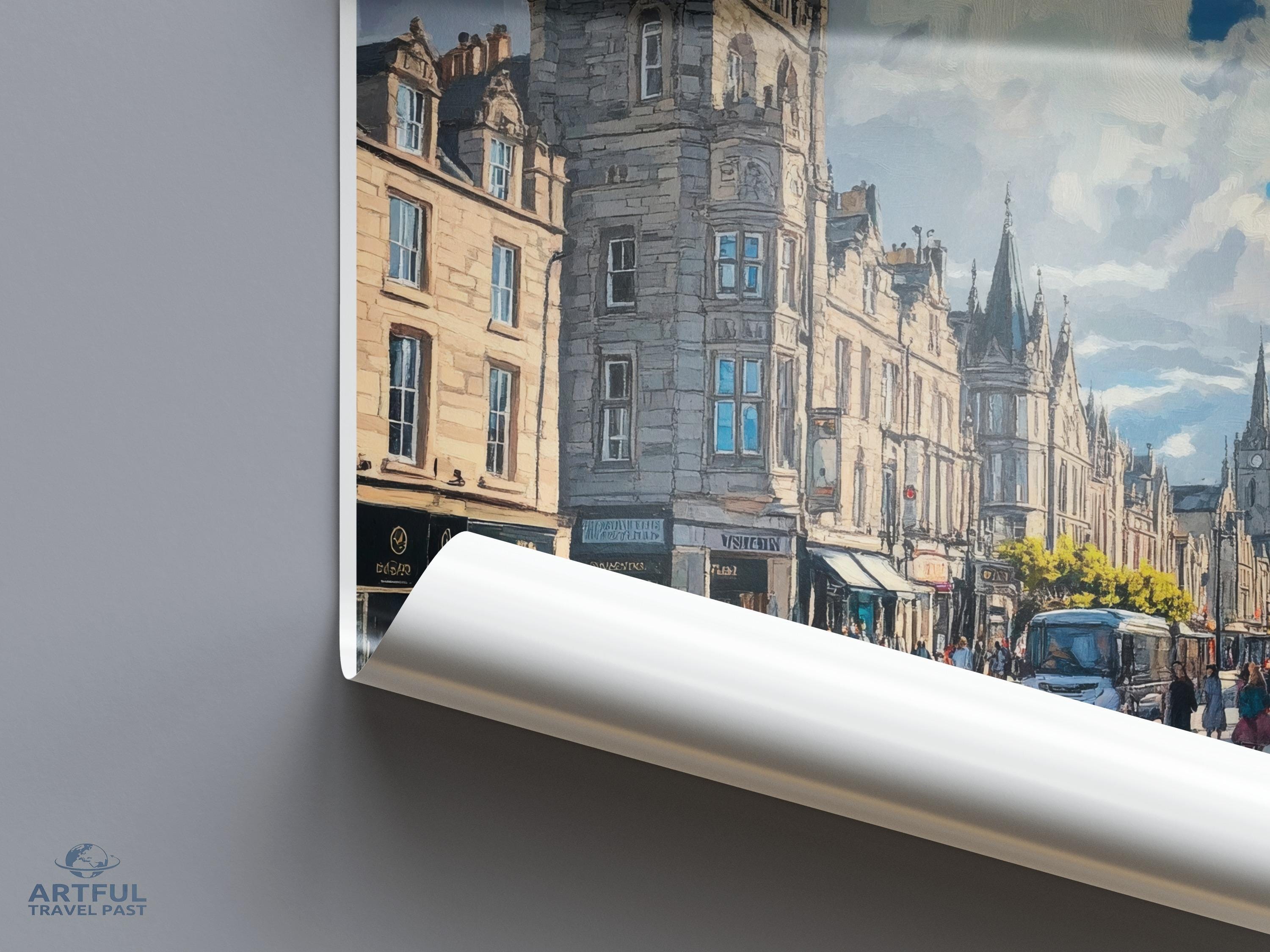Aberdeen Poster - Scotland Wall Art