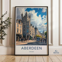 Aberdeen Poster - Scotland Wall Art