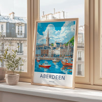 Aberdeen Poster - Scotland Wall Art