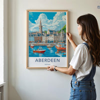 Aberdeen Poster - Scotland Wall Art