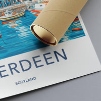 Aberdeen Poster - Scotland Wall Art