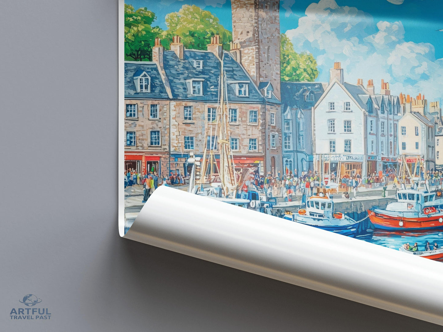 Aberdeen Poster - Scotland Wall Art
