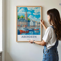 Aberdeen Poster - Scotland Wall Art