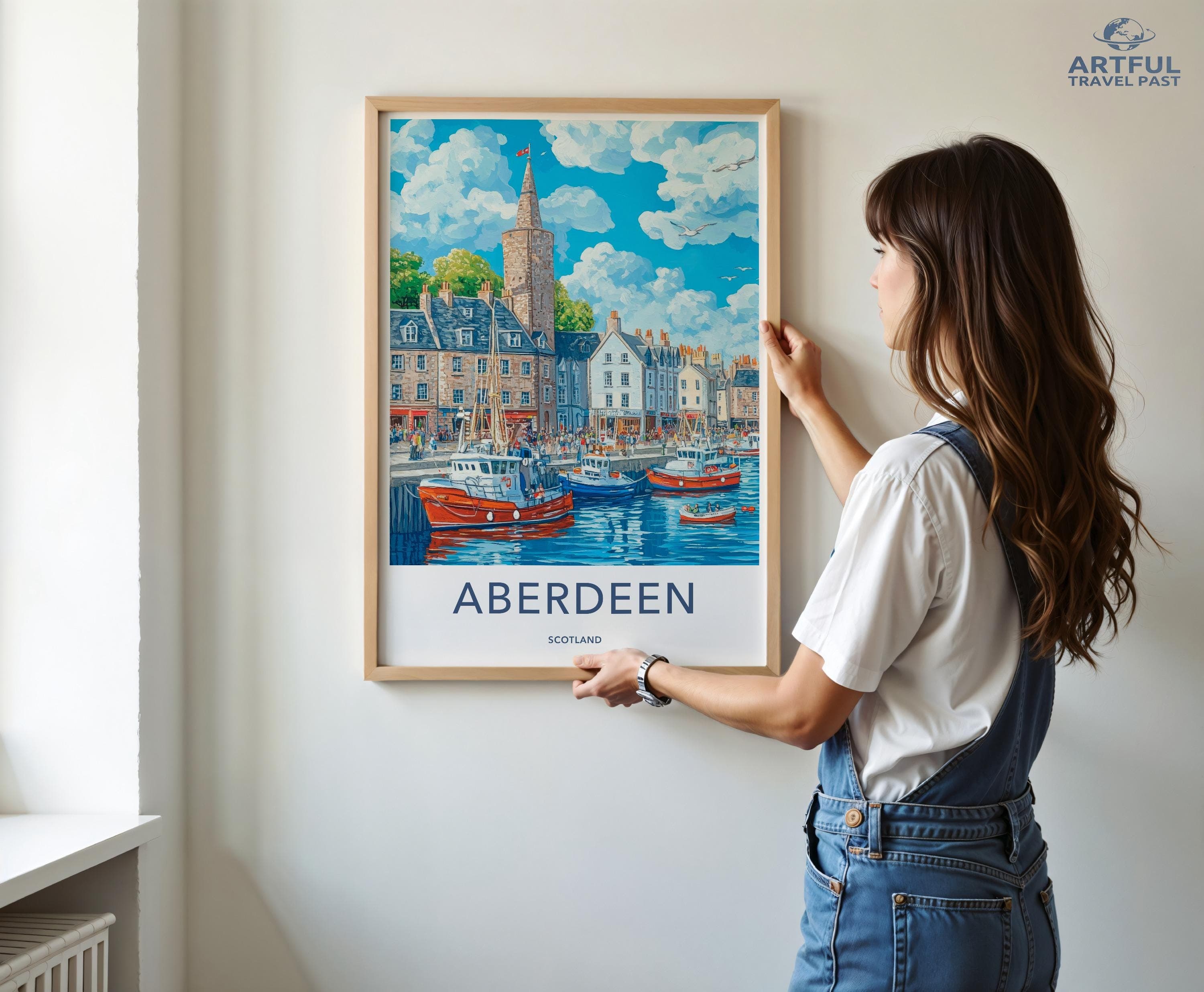 Aberdeen Poster - Scotland Wall Art