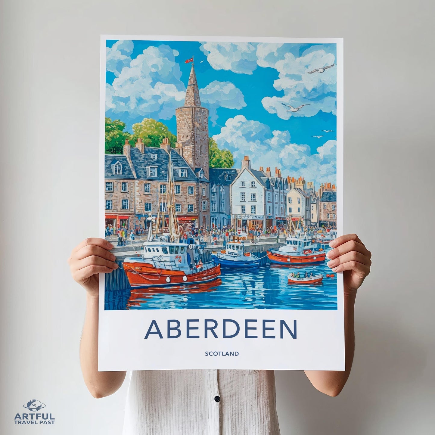 Aberdeen Poster - Scotland Wall Art