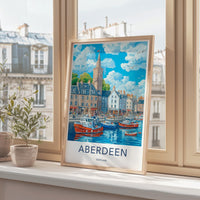 Aberdeen Poster - Scotland Wall Art