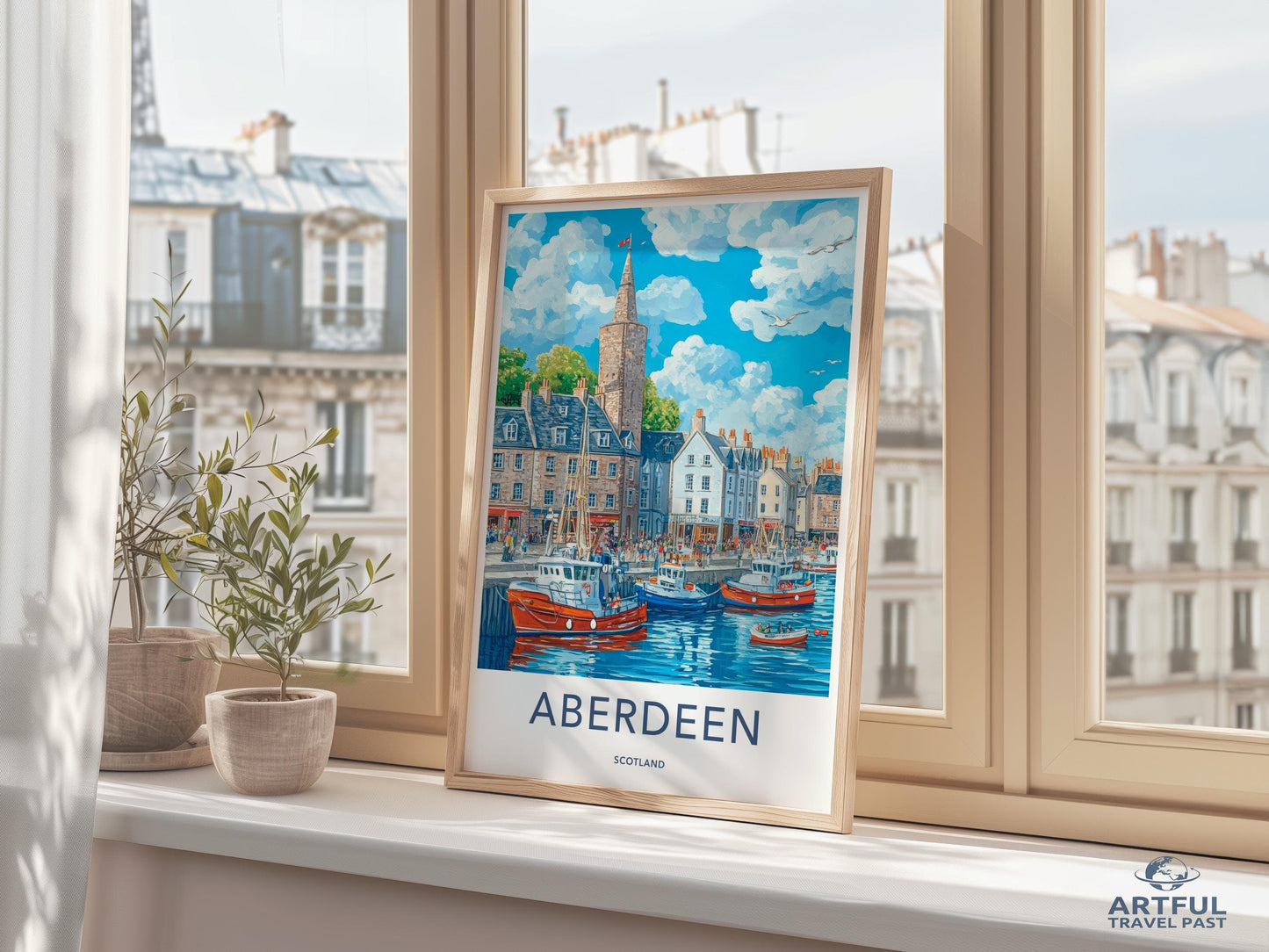 Aberdeen Poster - Scotland Wall Art
