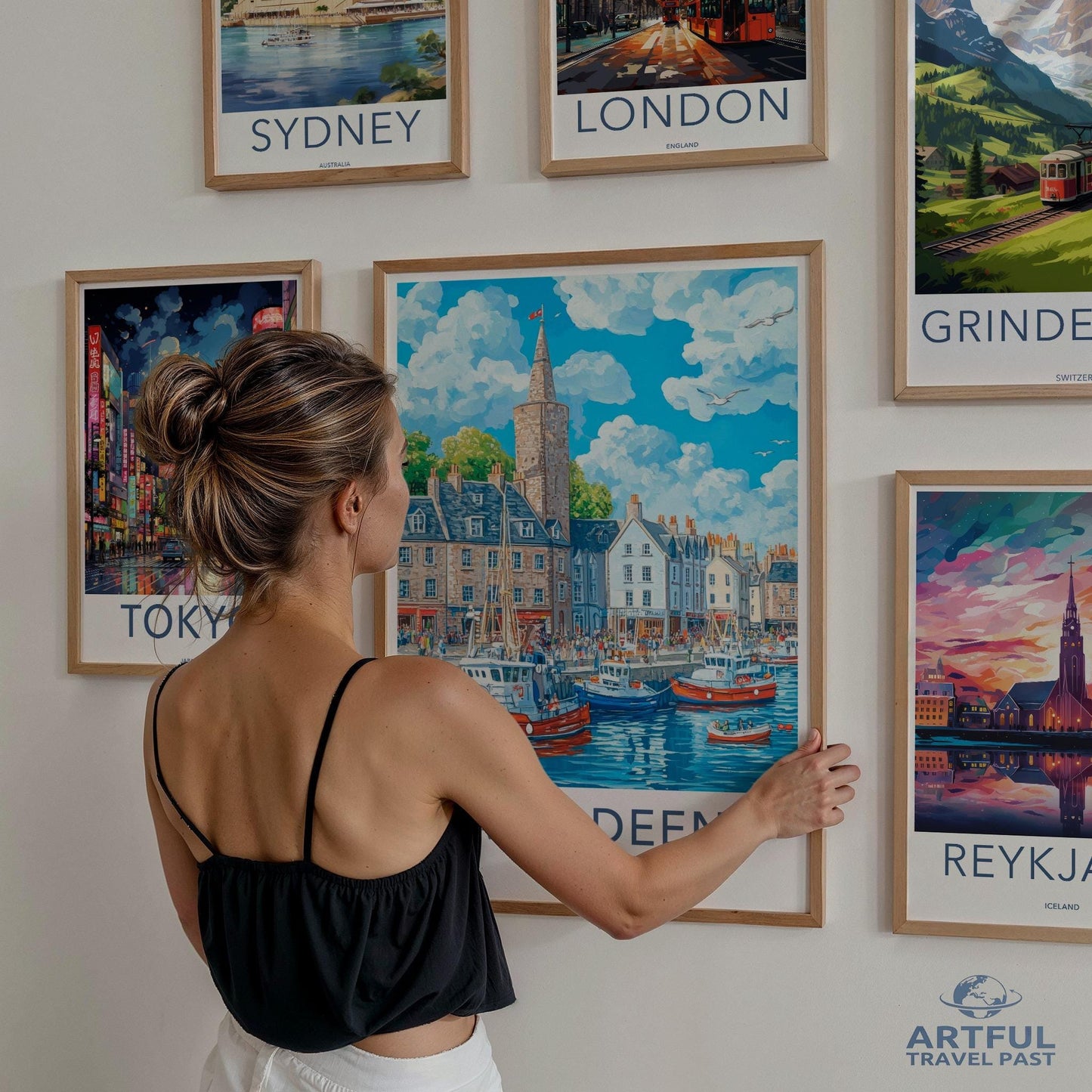 Aberdeen Poster - Scotland Wall Art