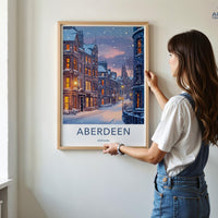 Aberdeen Poster - Scotland Wall Art